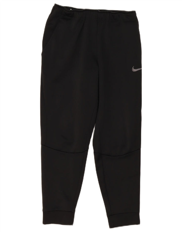 Женские спортивные брюки Nike Dri Fit, брюки для бега, маленький черный полиэстер