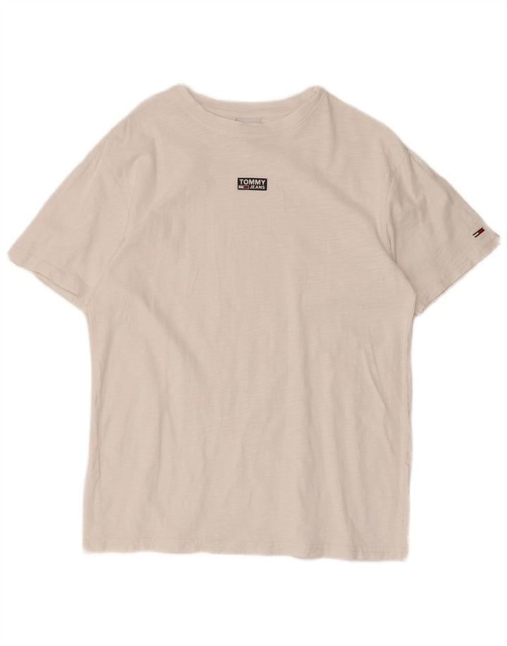Мужская футболка Tommy Hilfiger, маленькая, белая