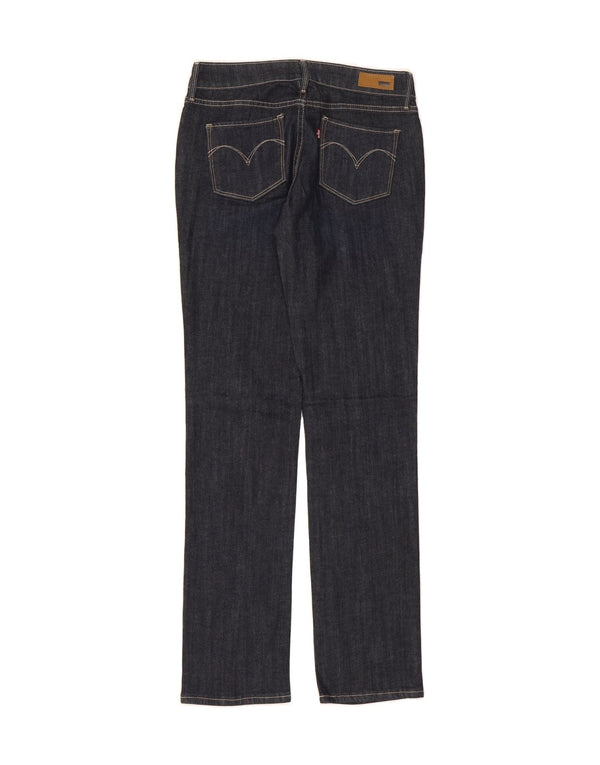 Женские прямые джинсы LEVI'S Demi Curve US 2 XS W26 L32 Темно-синие