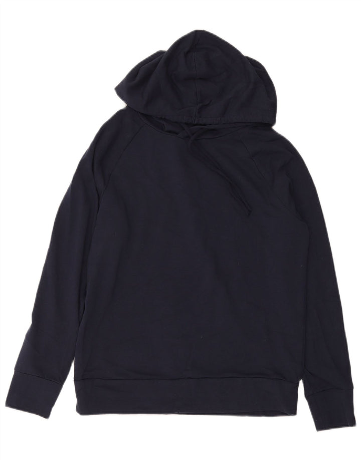 Женский джемпер с капюшоном EDDIE BAUER UK 10, маленький, темно-синий, полиэстер