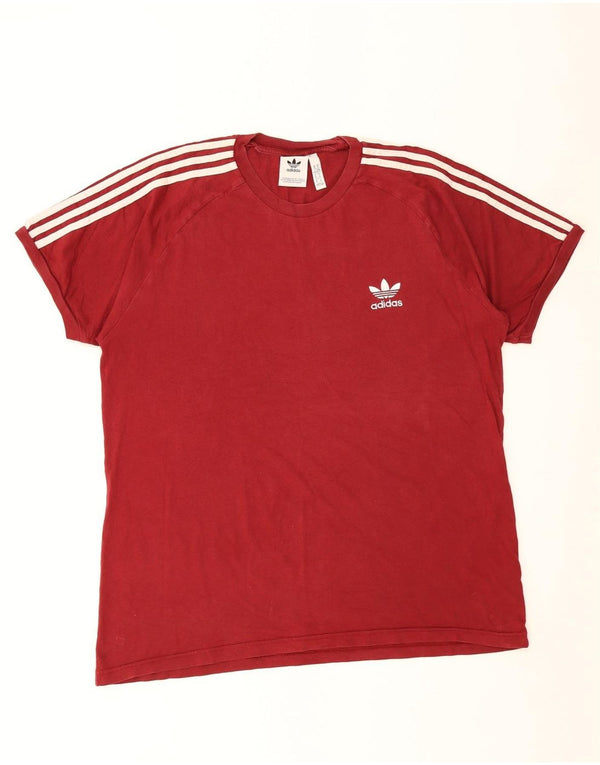 Adidas Мужская футболка Top XL Красный Хлопок