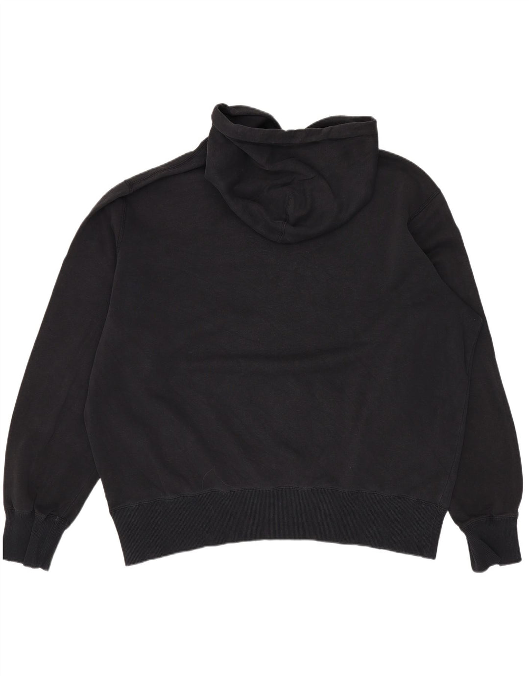 Женский джемпер большого размера с капюшоном NIKE UK 18 XL, черный хлопок