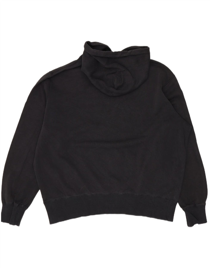 Женский джемпер большого размера с капюшоном NIKE UK 18 XL, черный хлопок