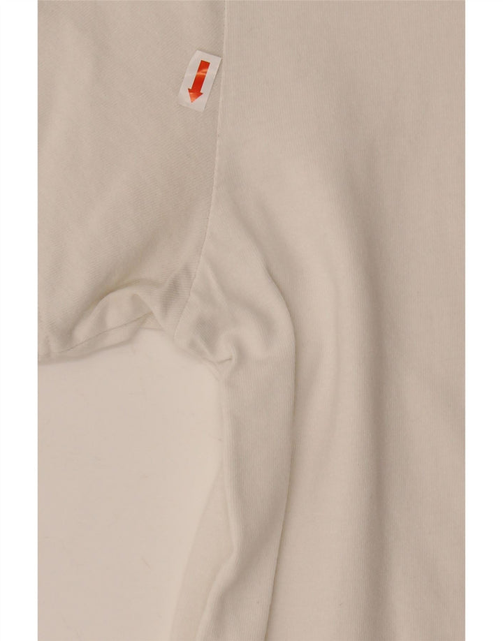 NIKE Mens Standard Fit Graphic T-Shirt Top Small White Cotton