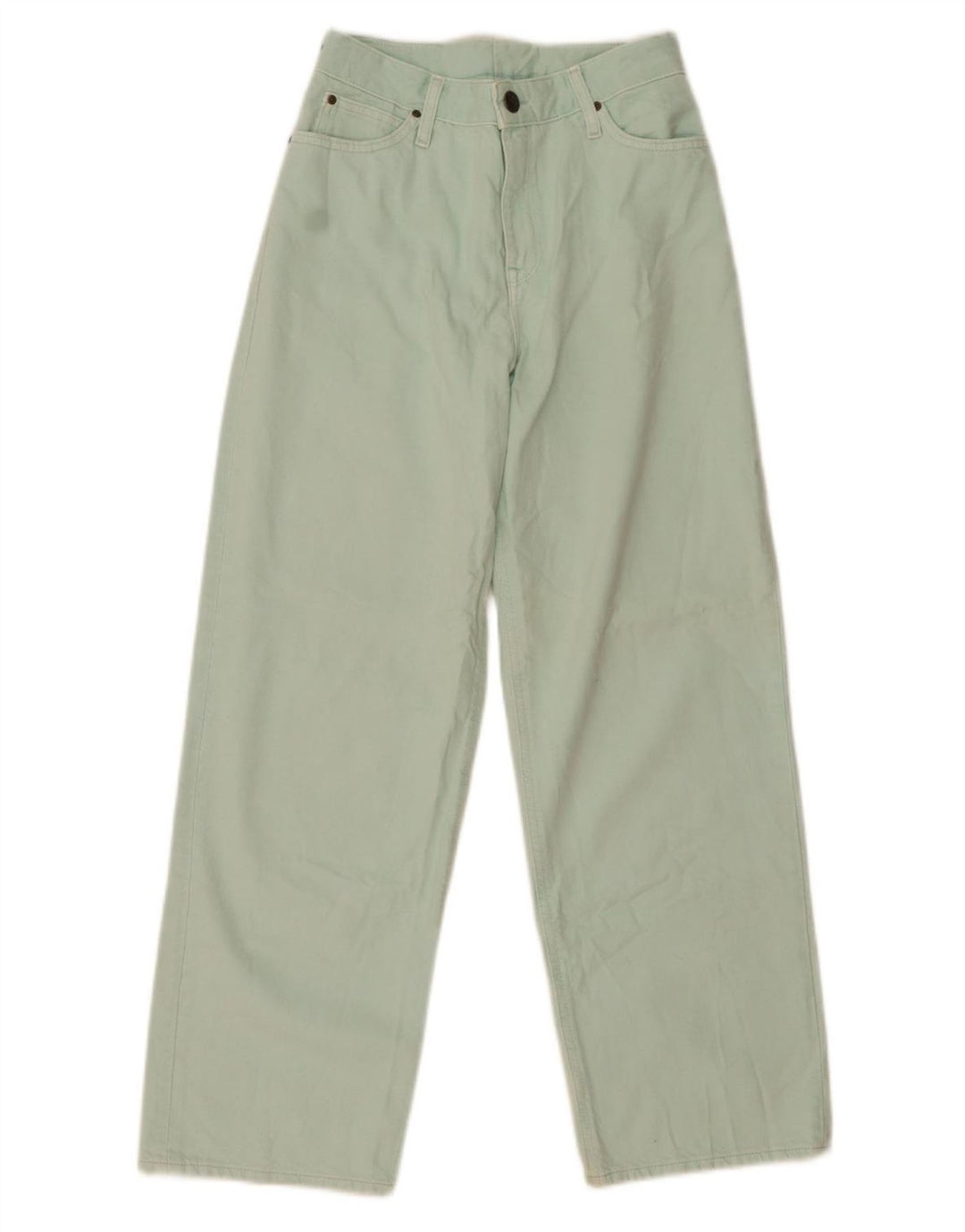 Женские широкие джинсы Lee W28 L29, зеленый хлопок