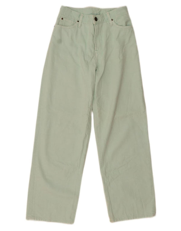 Женские широкие джинсы Lee W28 L29, зеленый хлопок