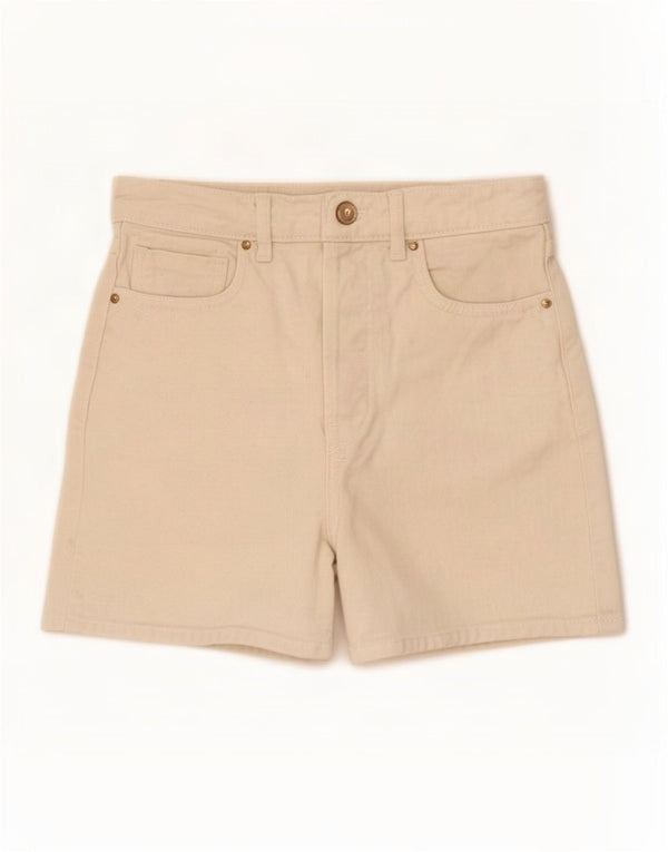 Женские джинсовые шорты Zara EU 34 2XS W24 Бежевые
