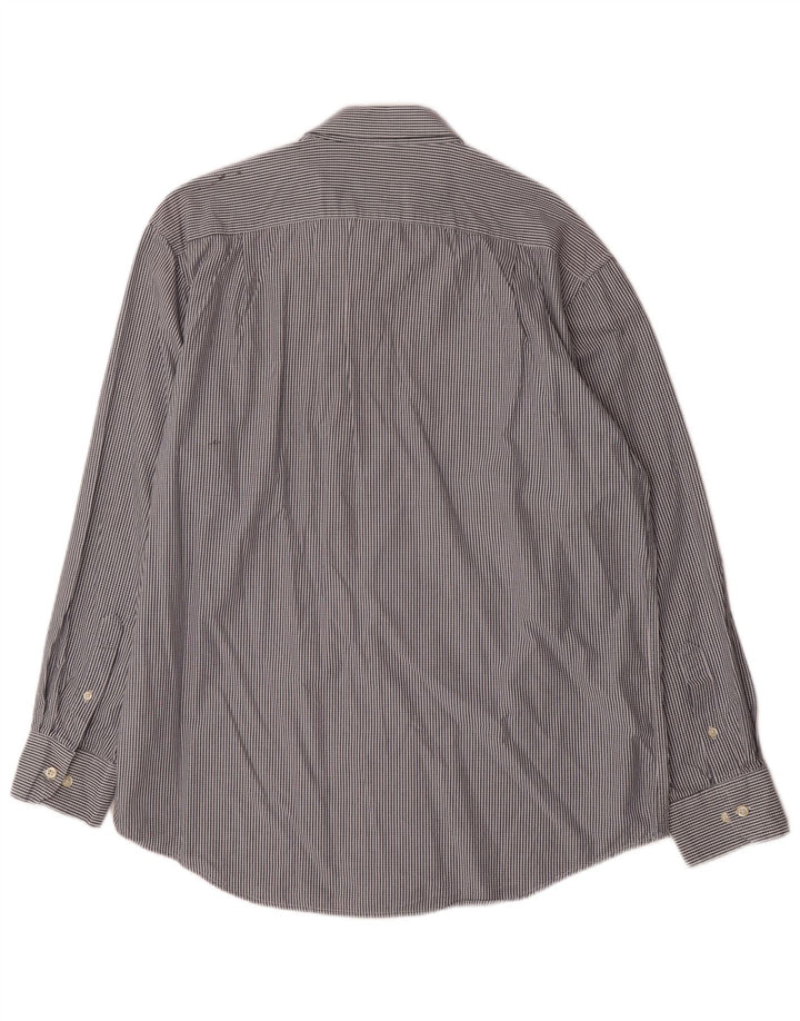 IZOD Мужская рубашка большого размера, серая, в мелкую клетку, хлопок