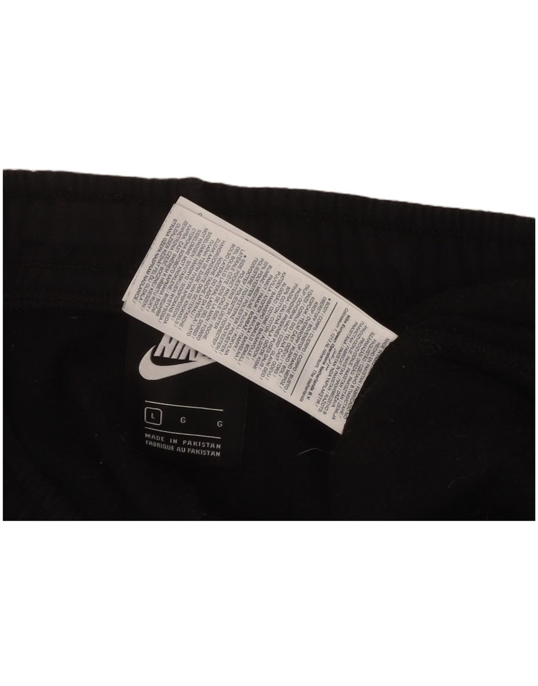 Мужские спортивные брюки с графическим рисунком NIKE, джоггеры, большие черные хлопковые брюки