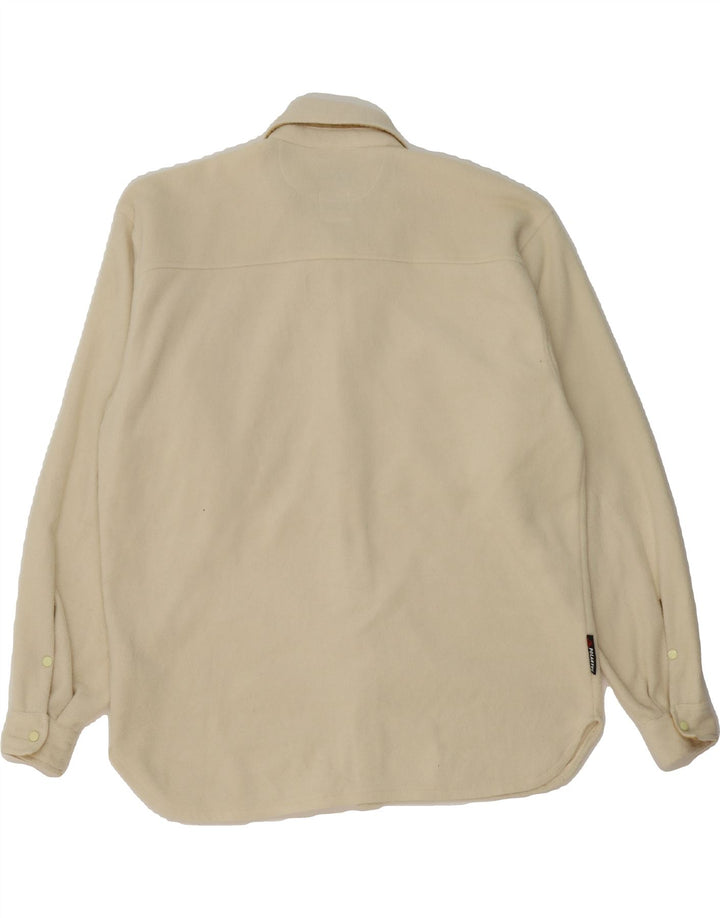INVICTA Mens Fleece Shirt Small Beige Polyester Vintage Invicta and Second-Hand Invicta from Messina Hembry 