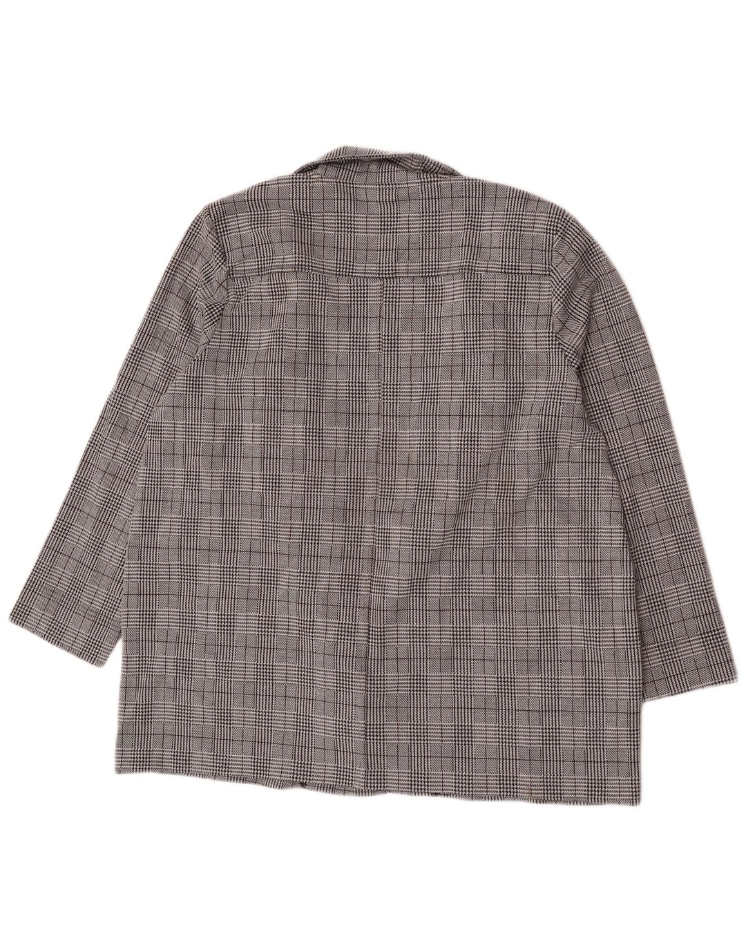 Женский открытый пиджак Marks & Spencer Autograph UK 20, 2XL, серый в клетку
