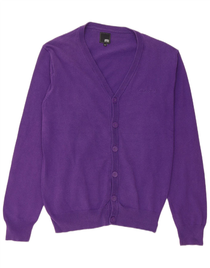 JACK & JONES Мужской кардиган-свитер XL Фиолетовый