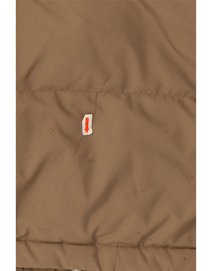 Мужская стеганая куртка Ellesse UK 40, большая, бежевая, полиэстер
