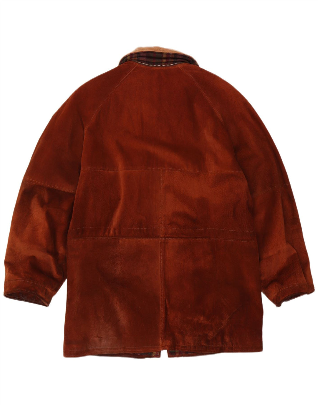 Винтажная мужская замшевая куртка IT 54 2XL Коричневая кожаная