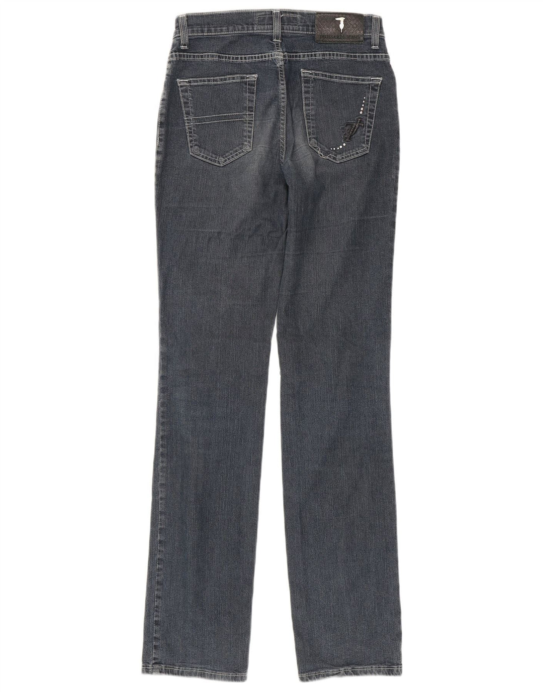 Женские прямые джинсы Trussardi W26 L33, темно-синий, хлопок