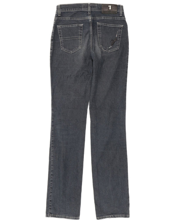 Женские прямые джинсы Trussardi W26 L33, темно-синий, хлопок