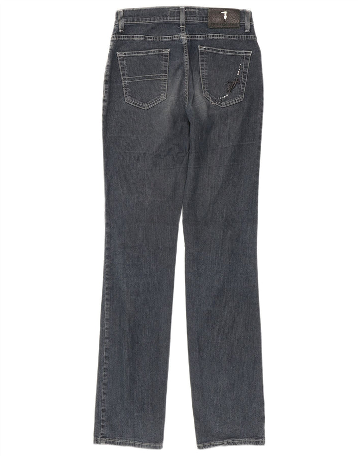 Женские прямые джинсы Trussardi W26 L33, темно-синий, хлопок