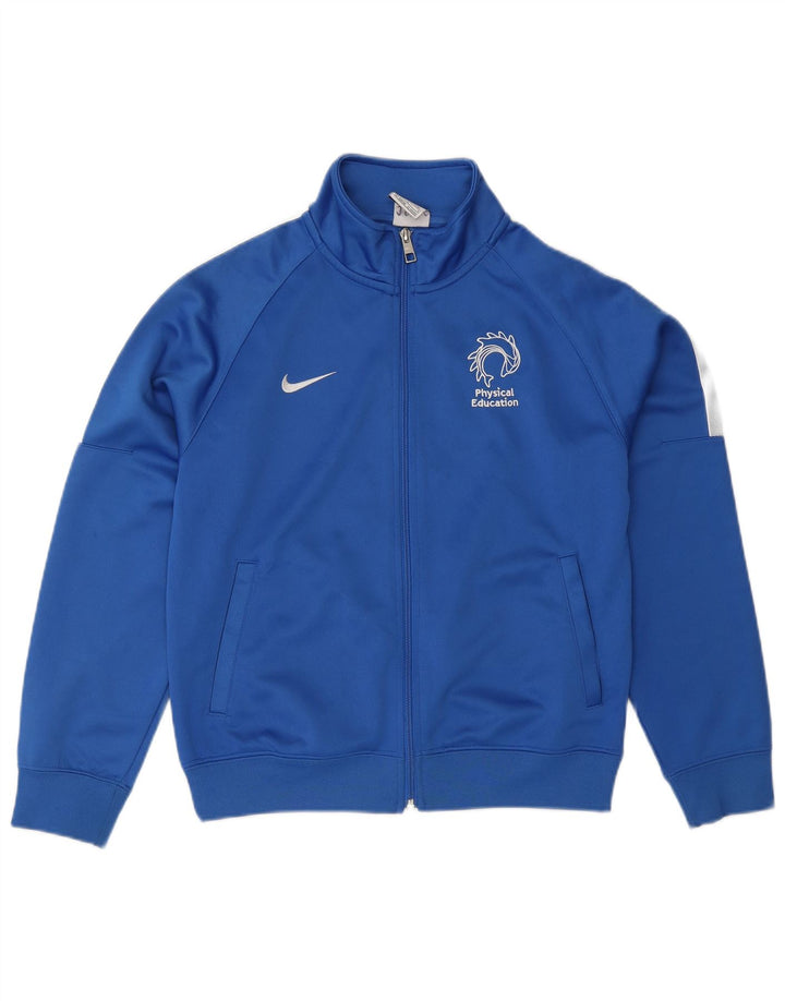 Спортивный костюм с графическим рисунком для мальчиков Nike, 12–13 лет, большой синий с цветными блоками