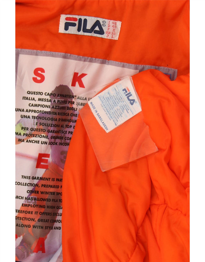 Fila Мужской лыжный комбинезон IT 48 Medium Бирюзовый Цветной блок