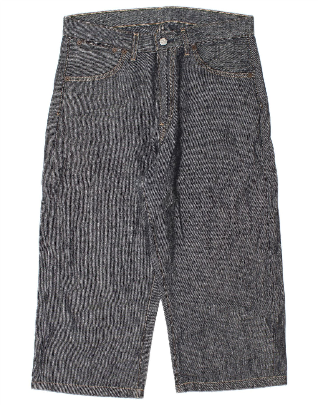 Мужские джинсы-капри LEVI'S W32 L20 темно-синие