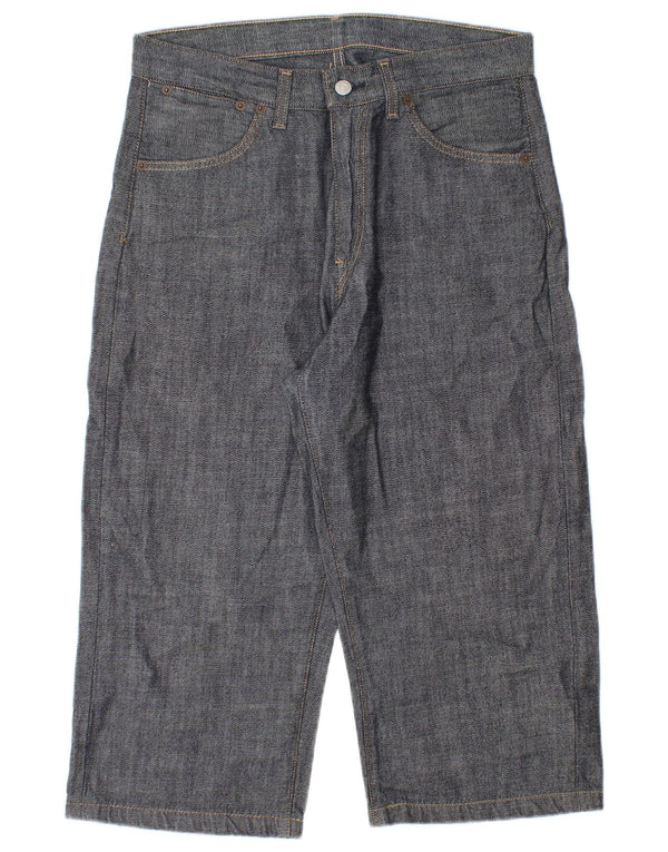 Мужские джинсы-капри LEVI'S W32 L20 темно-синие