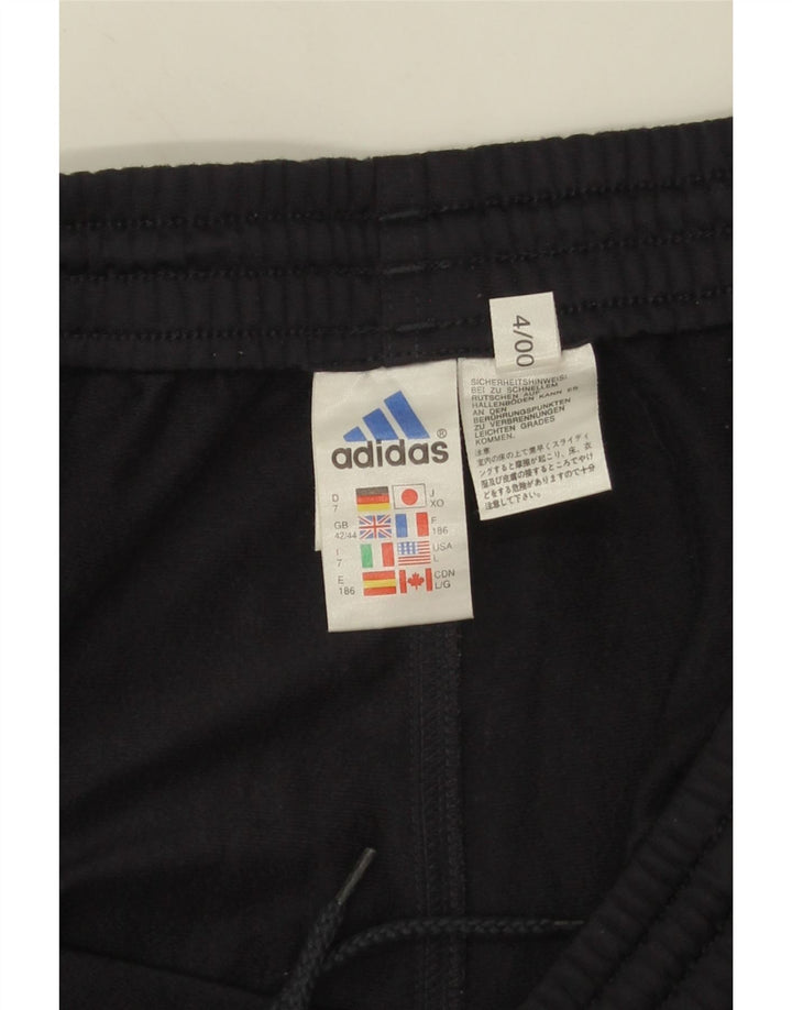Мужские спортивные брюки Adidas UK 42/44, большой черный полиэстер