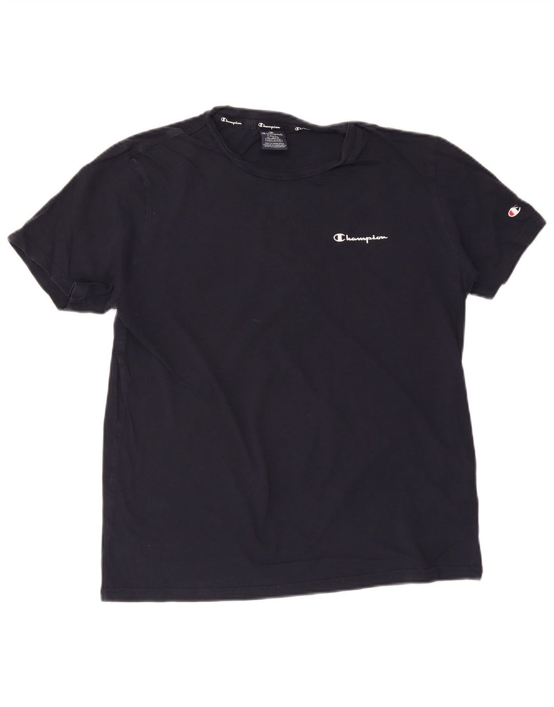 Мужская футболка CHAMPION, большой темно-синий хлопок