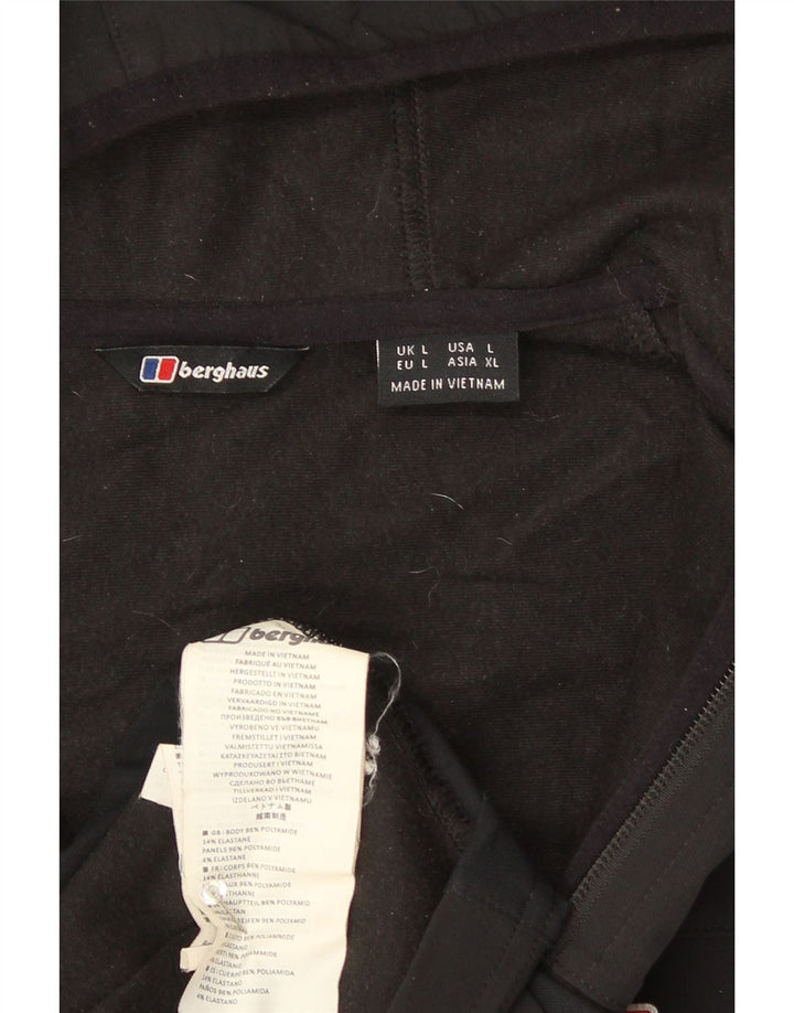 Мужская ветровка Berghaus с капюшоном UK 40, большая, черная, полиамид