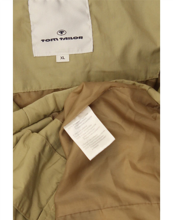 TOM TAILOR Womens Hooded Bomber Jacket UK 18 XL Beige Polyamide Vintage Tom Tailor and Second-Hand Tom Tailor from Messina Hembry 