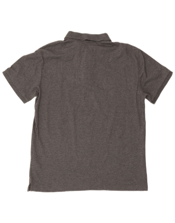 Мужская рубашка-поло приталенного кроя Polo Ralph Lauren, большой серый хлопок