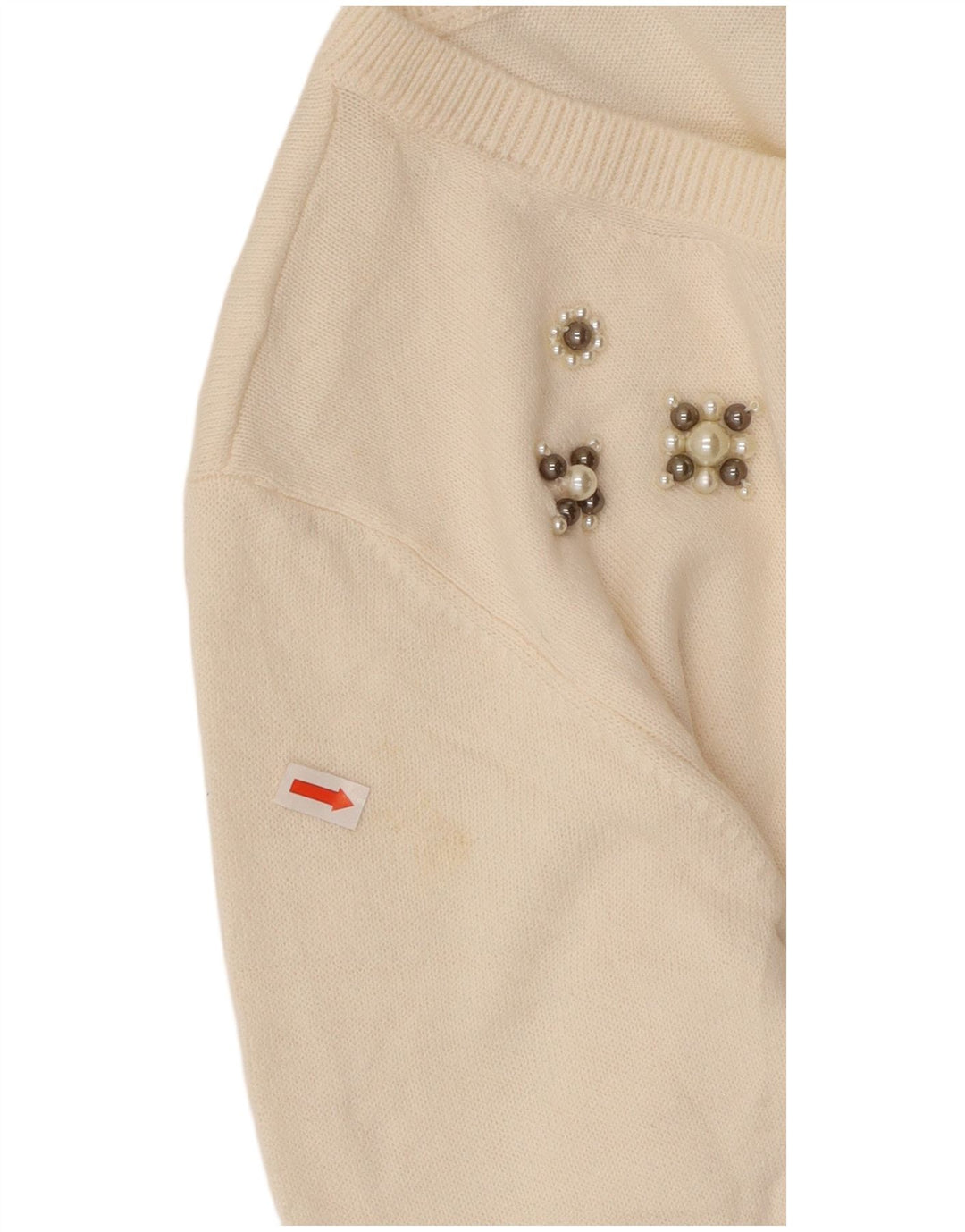 Женский джемпер с вырезом «лодочка» MARKS & SPENCER UK 14, большой Off White