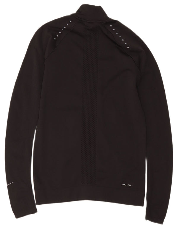 Женская спортивная куртка Nike Dri Fit UK 10, маленькая, черный нейлон