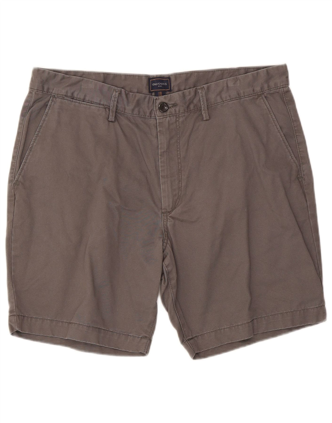 Мужские шорты-чиносы Gap цвета хаки W36, большие серые, хлопок