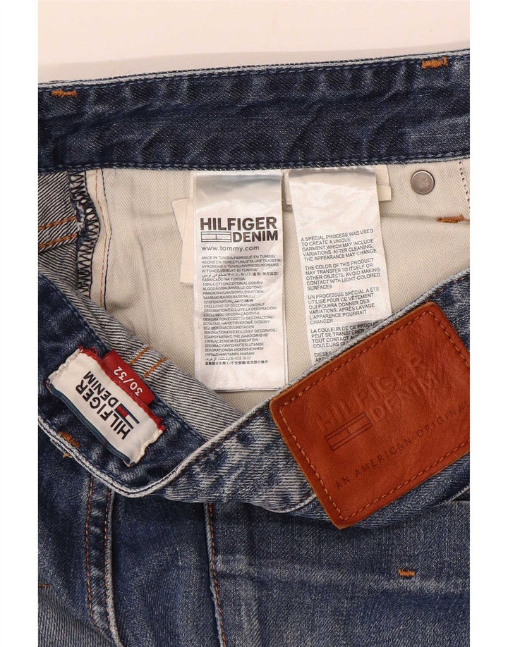 Мужские узкие джинсы Tommy Hilfiger W30 L32, синие, хлопок