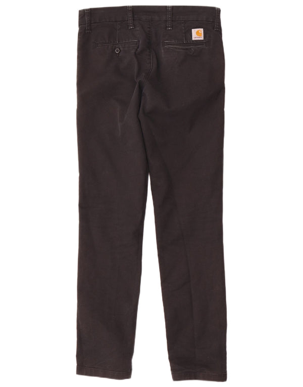 Мужские брюки-чиносы Carhartt Wip Slim W30 L32, черные хлопковые