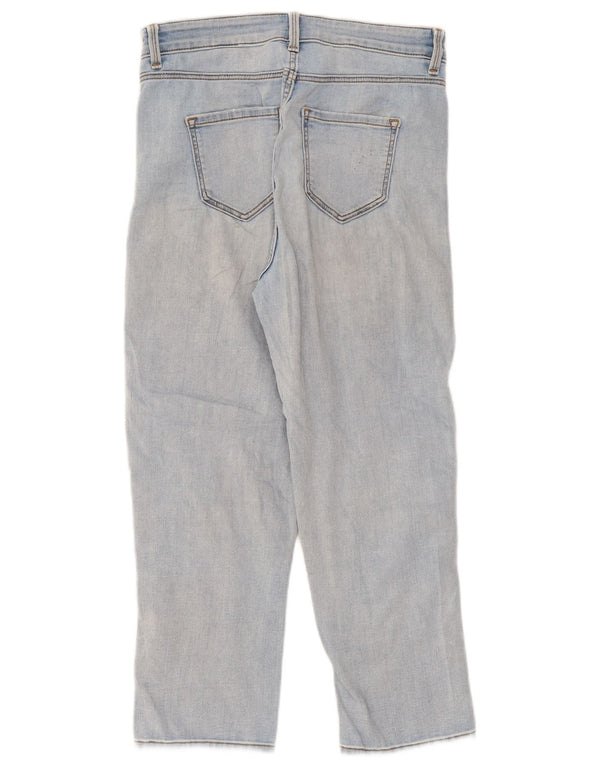 Женские укороченные джинсы Marks & Spencer The Carrie UK 10, маленькие W28 L22, синие
