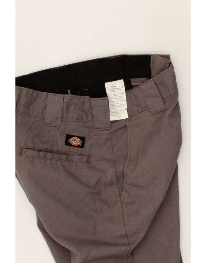 DICKIES Womens Straight Chino Trousers W30 L26  Grey Polyester Vintage Dickies and Second-Hand Dickies from Messina Hembry 