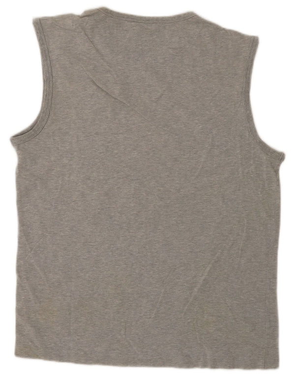 Levi's Mens Vest Top Large Grey Flecked Cotton