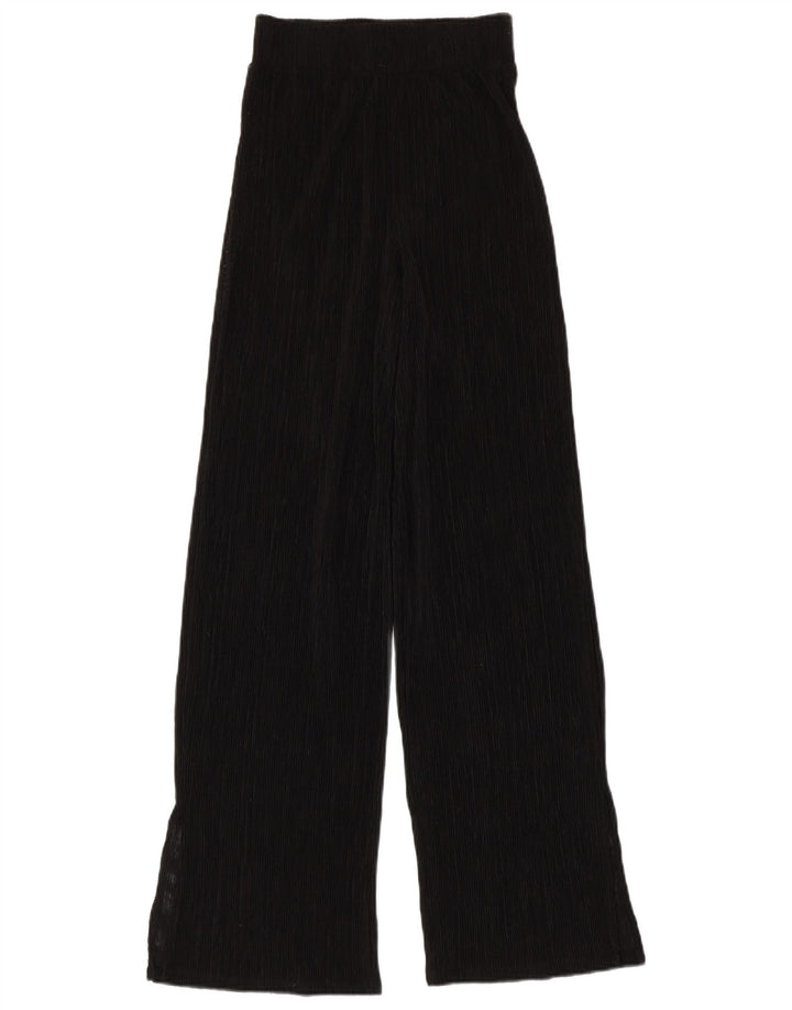 Женские прозрачные широкие брюки Zara, маленькие W24 L31, черные