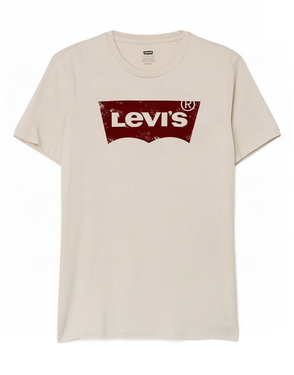 Мужская футболка с рисунком Levi's Top XS, белый хлопок
