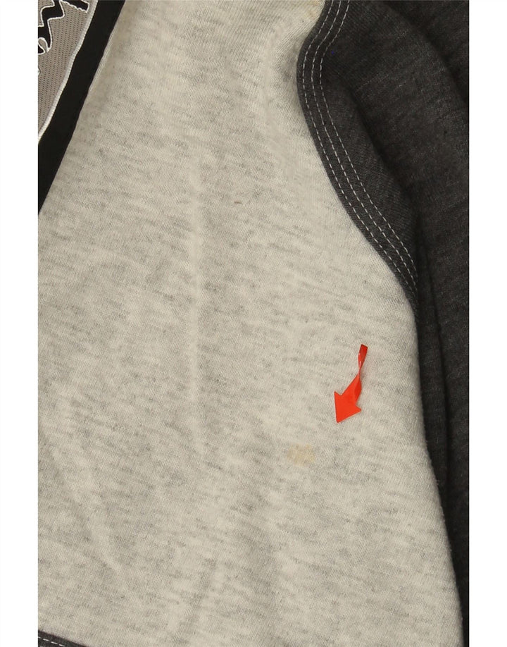 Мужской спортивный костюм Champion USA, верхняя куртка из хлопка среднего серого цвета с цветными блоками