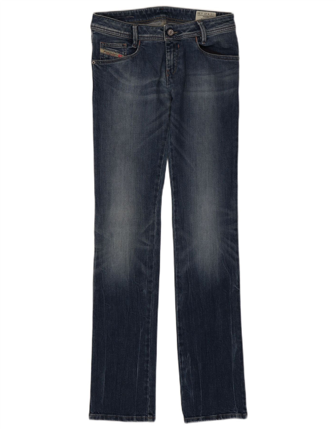 Женские прямые узкие джинсы Diesel Newz W27 L34, синий хлопок