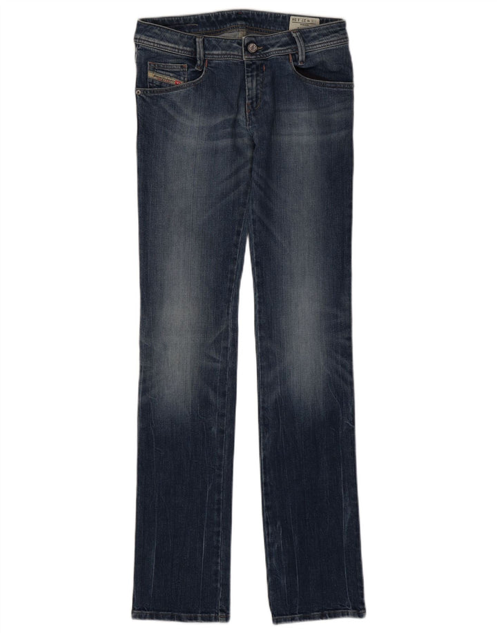 Женские прямые узкие джинсы Diesel Newz W27 L34, синий хлопок