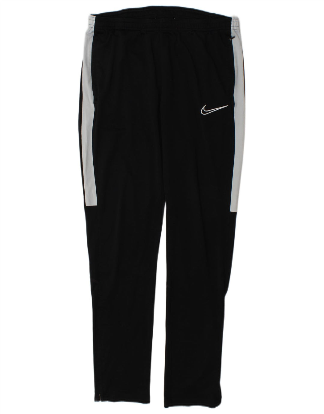 Мужские спортивные брюки Nike Dri Fit среднего размера, полиэстер с цветными блоками, средний черный