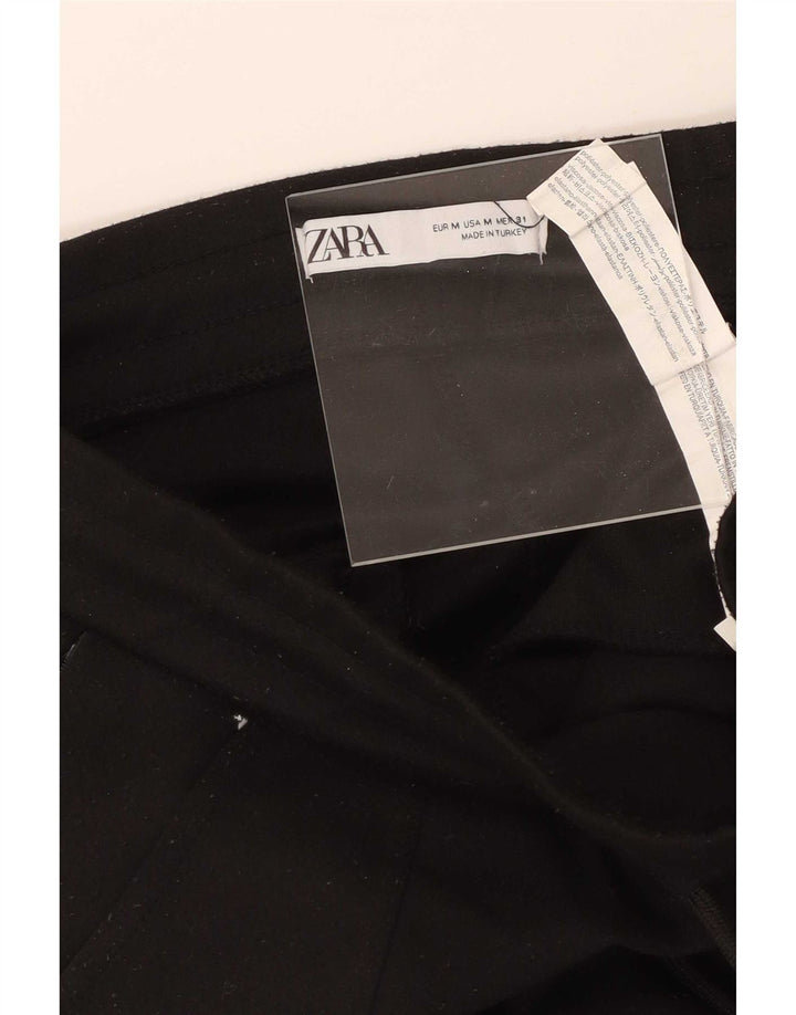Мужские спортивные брюки Zara, джоггеры, средний черный, полиэстер