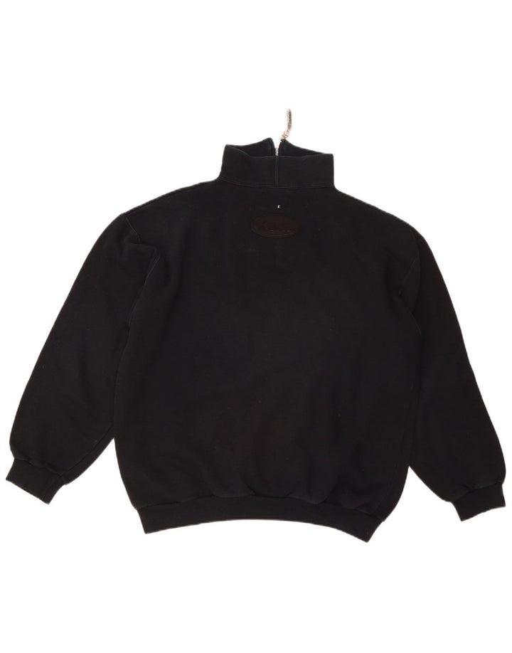 SEVEN 7 Мужской свитшот на молнии с рисунком, большой темно-синий хлопковый джемпер