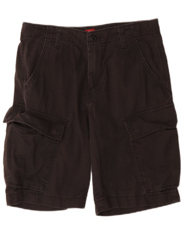 Мужские шорты-карго Levi's W30, хлопковые, среднего размера, черные