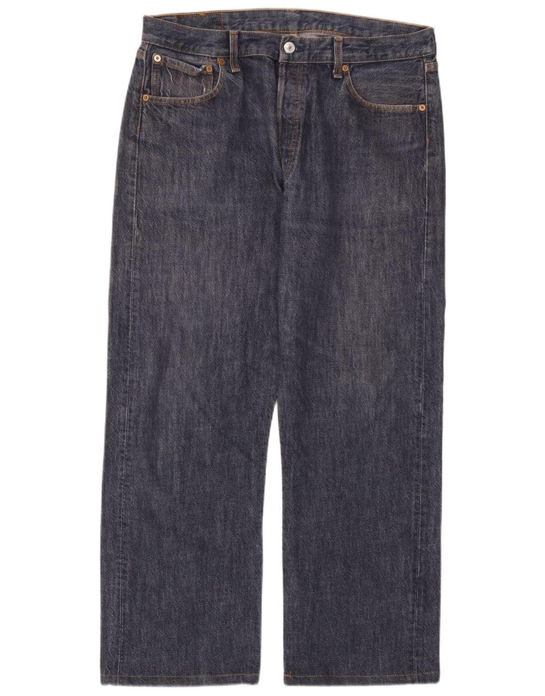 Мужские прямые джинсы Levi's 501 W36 L28 темно-синие