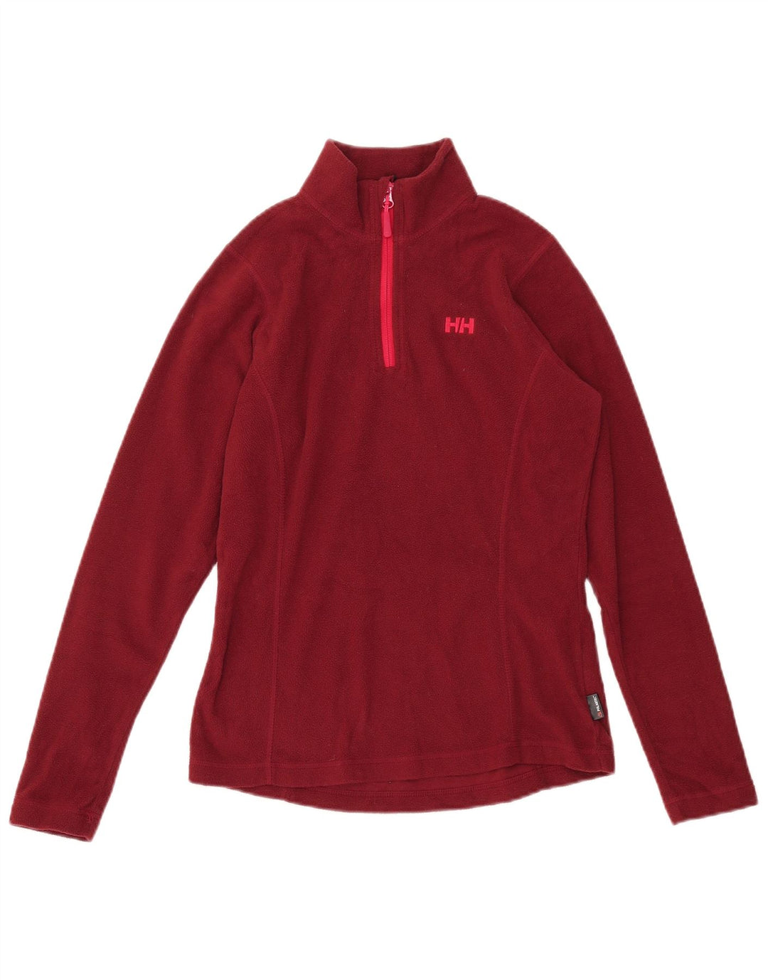 HELLY HANSEN Женский флисовый джемпер с воротником на молнии, Великобритания 10, маленький темно-бордовый полиэстер