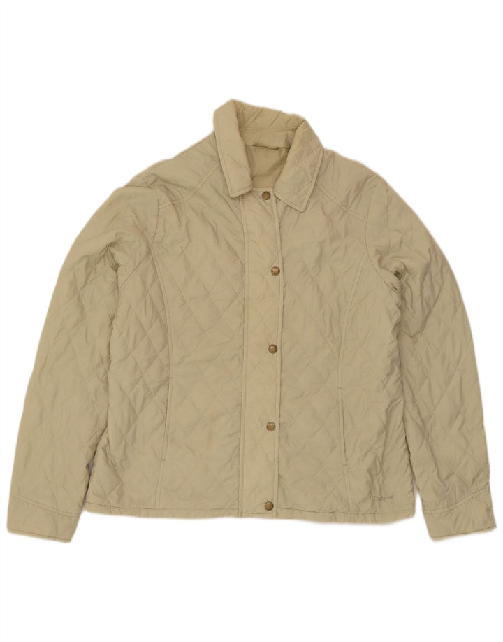 Женская стеганая куртка Barbour UK 18 XL Хаки Полиамид